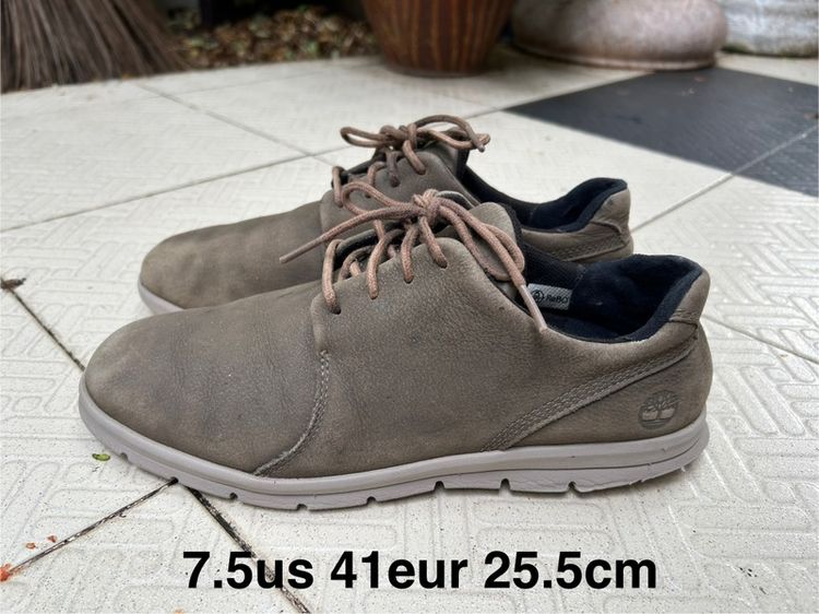 รองเท้าหนังทั่วไป หนังแท้ UK 7 | EU 40 2/3 | US 7.5 เนื้อ รองเท้า timberland