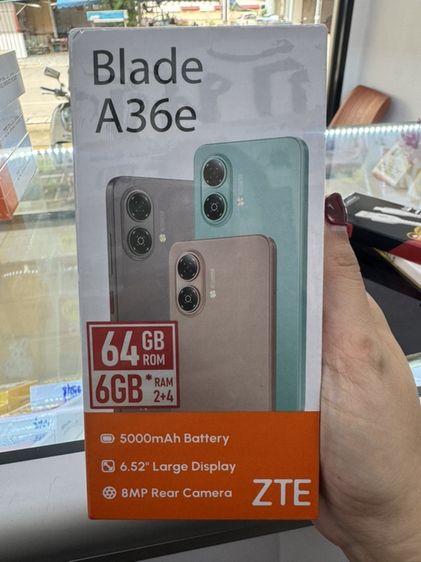 เครื่องใหม่ ZTE A36e ยังไม่ได้แกะ
