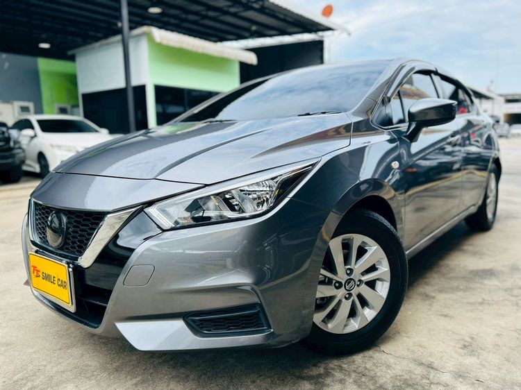Nissan Almera 2020 1.0 EL Sedan เบนซิน ไม่ติดแก๊ส เกียร์อัตโนมัติ เทา รูปที่ 2