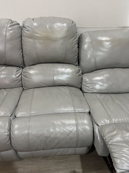 sofa หนังแท้ผิวสัมผัส รูปที่ 2