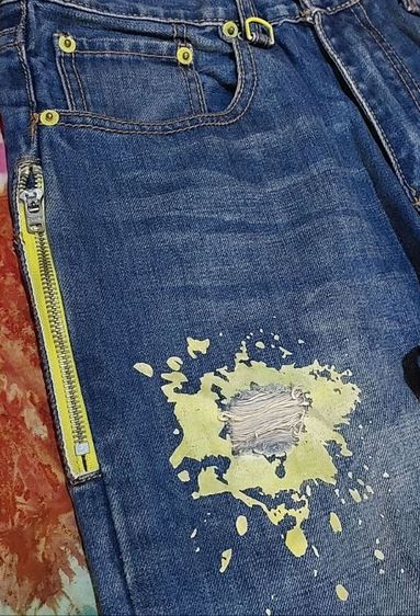 Levi's Fenom ลีวายรุ่นสายฟ้า งานเก่าญี่ปุ่น สภาพใหม่ สวยมากๆ เอว31ยาวทั้งตัว42ขากว้าง8.5 สนใจทักมา (ไม่มีเก็บปรายทาง) รูปที่ 7