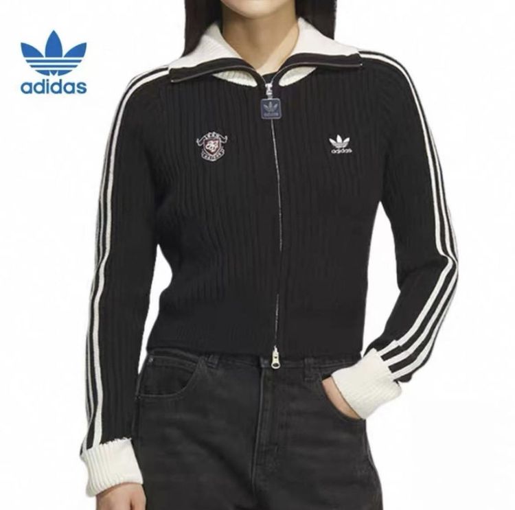 เสื้อแจ็คเก็ต Adidas Originals Team Fullzip Sweater รูปที่ 2