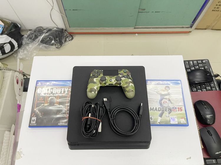 PlayStation 4 Slim 500 GB ไทย พร้อมเกมส์ เดิมๆ ไม่แปลง ราคาถูกใจ