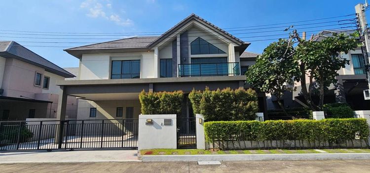มีบางส่วน  ขายบ้านเดี่ยว 2 ชั้น โครงการบางกอก บูเลอวาร์ด รามอินทรา–เสรีไทย 2 ทำเลดี ใกล้ BTS สายสีชมพู สถานีนพรัตน์