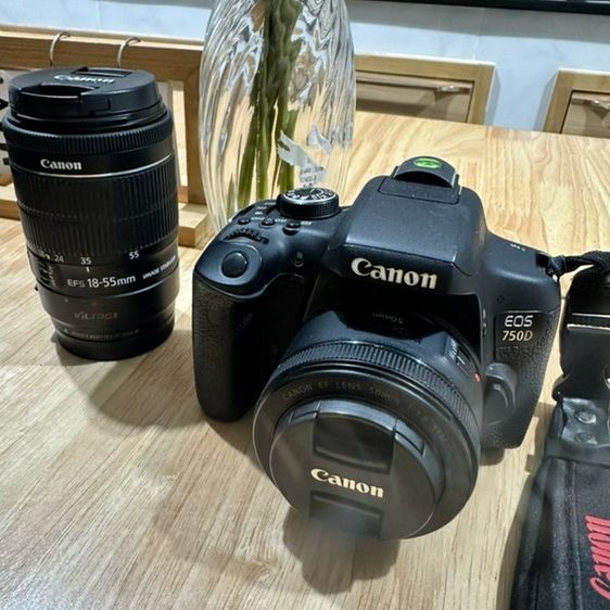 กล้องคอมแพค Canon EOS 750D+Lens EF 50mm.1:1.8 STM