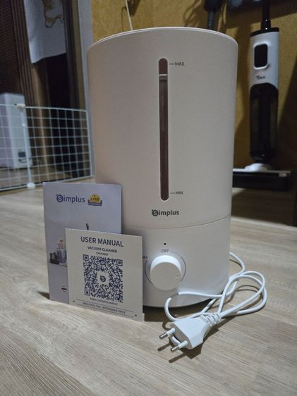 Simplus เครื่องเพิ่มความชื้น 4.5L เติมน้ำบน เงียบ 35dB ปรับไอน้ำ 360° ตัดไฟอัตโนมัติ JASH006