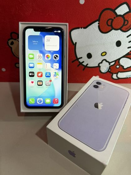 iPhone 11 Purple สีม่วงสภาพสวยกริ๊ฟๆ  สุขภาพแบต 98 รูปที่ 2
