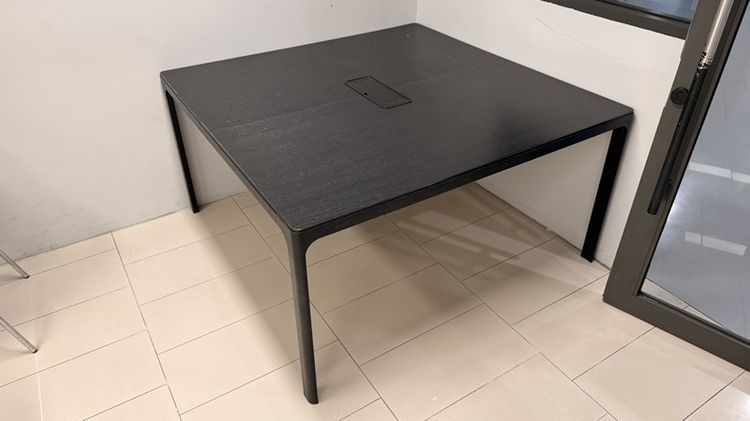 โต๊ะทำงาน เหล็ก ดำ ขายโต๊ะสำนักงาน ขนาด 140 cm x 140 cm x 73 cm
