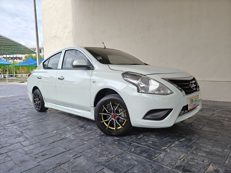 Nissan Almera 2014 1.2 E Sedan เบนซิน ไม่ติดแก๊ส เกียร์อัตโนมัติ ขาว รูปที่ 4