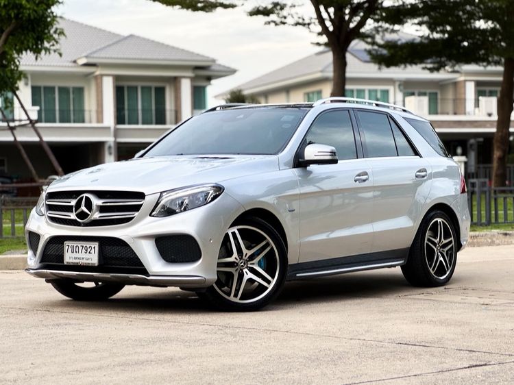 Mercedes-Benz GLE-Class 2018 GLE500 Utility-car ปลั๊กอินไฮบริด (PHEV) ไม่ติดแก๊ส เกียร์อัตโนมัติ เทา