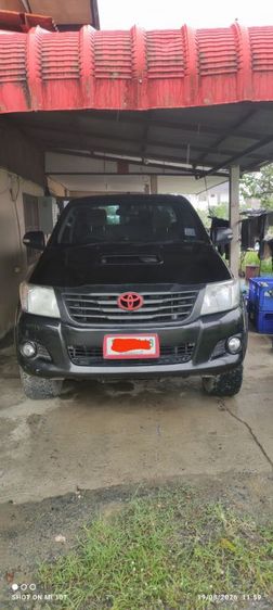รถ Toyota Hilux Vigo Champ Smart Cab 2.5 E VNT Prerunner สี ดำ