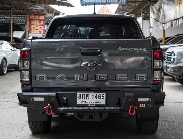 Ford Ranger 2019 2.0 Hi-Rider Wildtrak Pickup ดีเซล ไม่ติดแก๊ส เกียร์อัตโนมัติ เทา รูปที่ 4