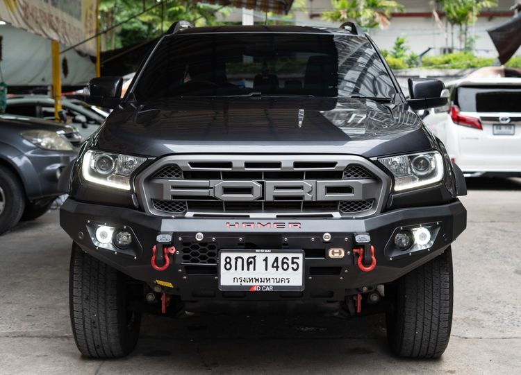 Ford Ranger 2019 2.0 Hi-Rider Wildtrak Pickup ดีเซล ไม่ติดแก๊ส เกียร์อัตโนมัติ เทา