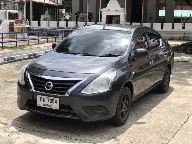 Nissan Almera 2015 1.2 EL Sedan เบนซิน ไม่ติดแก๊ส เกียร์อัตโนมัติ เทา รูปที่ 2