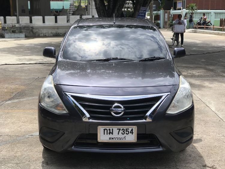 Nissan Almera 2015 1.2 EL Sedan เบนซิน ไม่ติดแก๊ส เกียร์อัตโนมัติ เทา รูปที่ 3