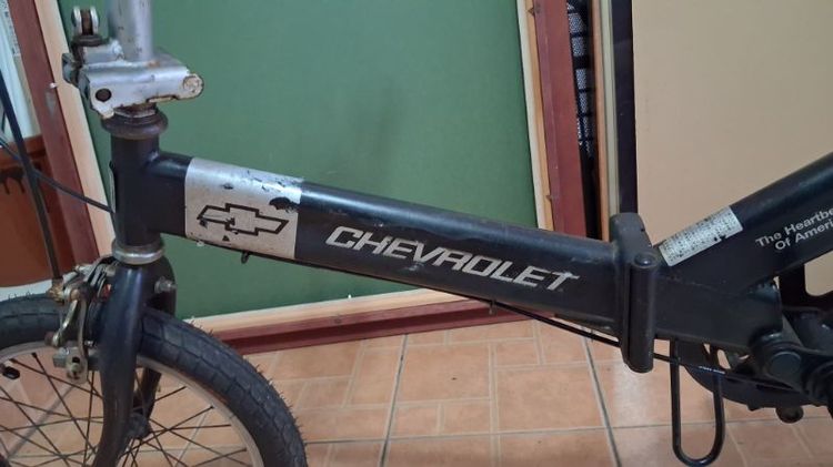 จักรยานพับได้ มือสองจากญี่ปุ่นChevrolet สวยๆวินเทจ เปลี่ยนยางนอก-ในใหม่ทั้งสองล้อ เปลี่ยนสายเบรคใหม่ เปลี่ยนเบาะ รูปที่ 3