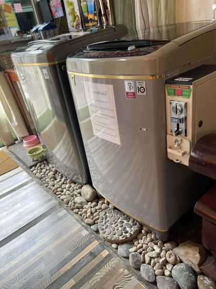 ขายเครื่องซักผ้าหยอดเหรียญฝาบน LG 12Kg สภาพดี. รูปที่ 5