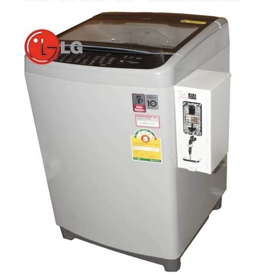 ขายเครื่องซักผ้าหยอดเหรียญฝาบน LG 12Kg สภาพดี.