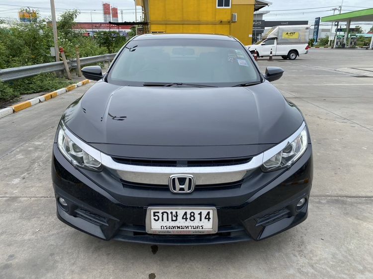 Honda Civic 2016 1.8 EL i-VTEC Sedan เบนซิน ไม่ติดแก๊ส เกียร์อัตโนมัติ ดำ