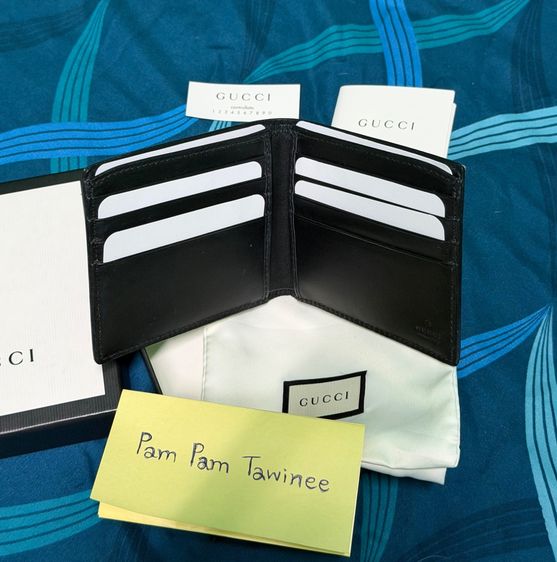 กระเป๋าสตางค์ GUCCI KINGSNAKE PRINT GG SUPREME WALLET รูปที่ 12