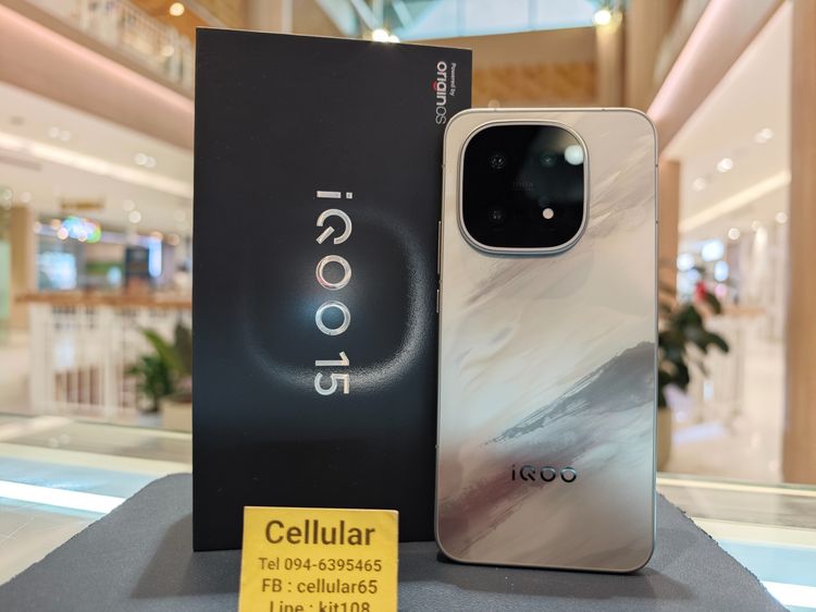ยี่ห้ออื่นๆ อื่นๆ 512 GB vivo iQOO 15 512GB ประกันศูนย์ไทยปีกว่า สภาพสวยมาก ครบกล่อง