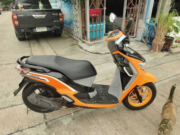 🛵ยังไงก็ขาย MOOVE ปี 59 เครื่องดี สีสวย สตาร์ทมือ เล่มชุดโอนครบ+เปลี่ยนถ่ายน้ำมันเครื่องฟรี ส่งฟรี 30 กม. รูปที่ 3