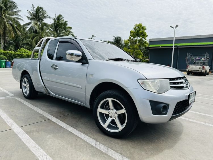 Mitsubishi Triton 2013 2.5 GLX Pickup ดีเซล ไม่ติดแก๊ส เกียร์ธรรมดา เทา