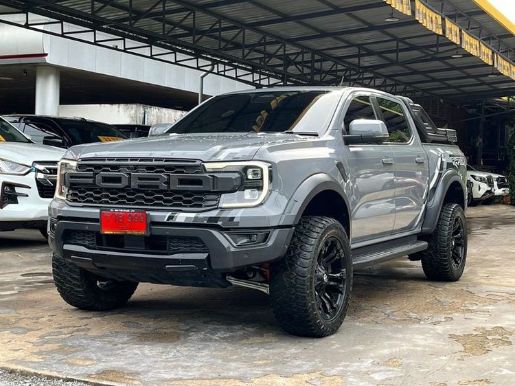 รถ Ford Ranger Raptor 3.0L V6 Twin-Turbo EcoBoost 4x4 สี เทา
