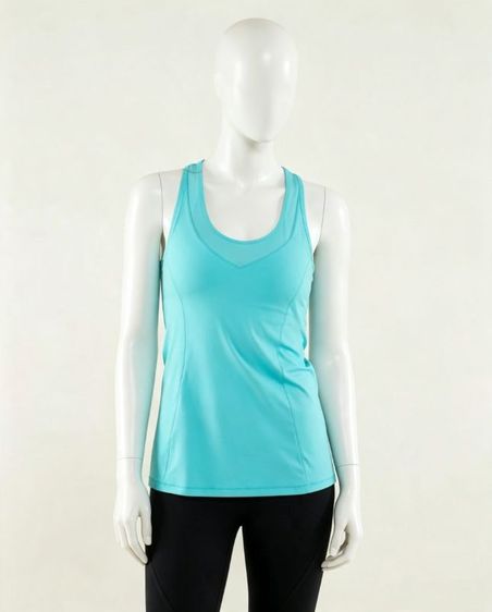 บราออกกำลังกาย อื่นๆ ผู้หญิง ฟ้า เสื้อ Tank Top ออกกำลังกาย โยคะ ยิม ขนาด # 4
