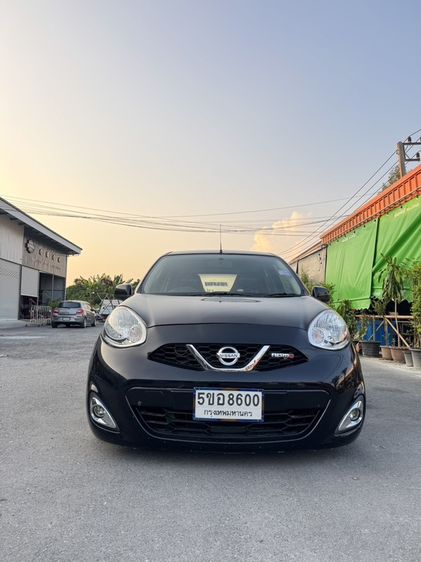 Nissan March 2017 1.2 E Sedan เบนซิน ไม่ติดแก๊ส เกียร์ธรรมดา ดำ