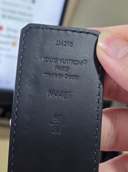 LV Taurillon Belt Size 90มือสอง รูปที่ 7