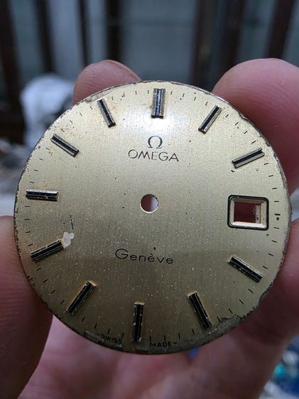 A.หน้าปัดนาฬิกายี่ห้อ Omega สวยเก่าเบ ขายตามสภาพ พร้อมส่ง รูปที่ 3