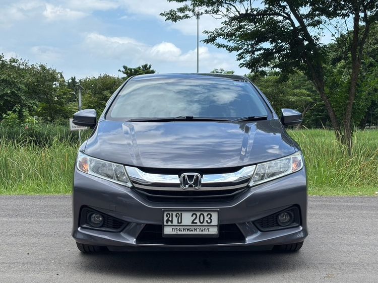 Honda City 2015 1.5 V Plus i-VTEC Sedan เบนซิน ไม่ติดแก๊ส เกียร์อัตโนมัติ เทา
