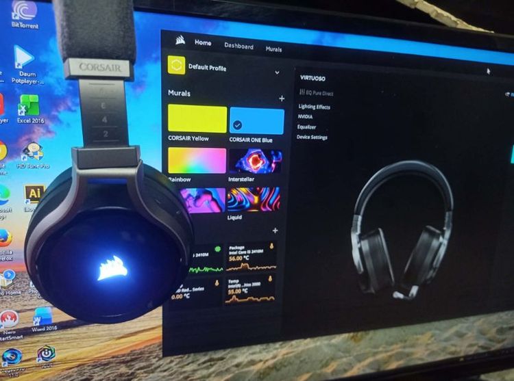 สุดคุ้มหูฟังGamingสุดท๊อปไฮเอนCORSAIR VIRTUOSO RGB WIRELESS SE รองรับ24bit ของใหม่7890 ตัวนี้ 2000พอ