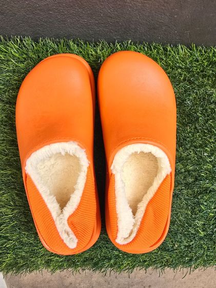 อื่นๆ รองเท้าบูท หนัง PU ขนาดอื่น ๆ ส้ม มินิบูท🧡 รองเท้าบุขนนุ่ม มือ 1 พร้อมส่ง 🧡
