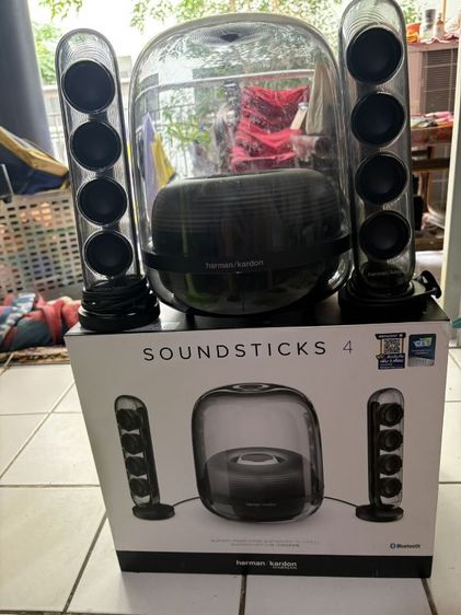 Harman Kardon SoundSticks 4 – ลำโพง Bluetooth Premium มือสอง สภาพเหมือนใหม่