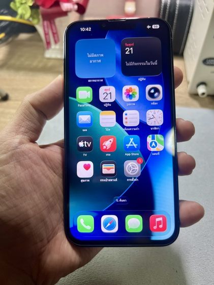 ขาย iPhone 13 Promax 256 GB เครื่องศูนย์ไทย เปลี่ยนแบตและจอใหม่ ใช้ได้อีกยาว