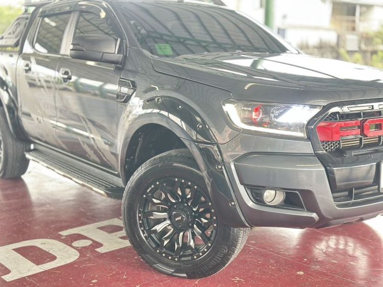 Ford Ranger 2016 2.2 Hi-Rider XLT Pickup ดีเซล ไม่ติดแก๊ส เกียร์อัตโนมัติ เทา