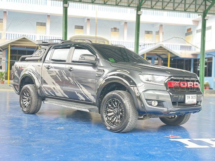 Ford Ranger 2016 2.2 Hi-Rider XLT Pickup ดีเซล ไม่ติดแก๊ส เกียร์อัตโนมัติ เทา รูปที่ 2