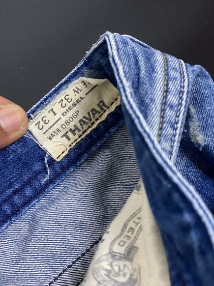 กางเกงยีนส์ Diesel Thavar Wash 0806P (Made in Italy) รูปที่ 8