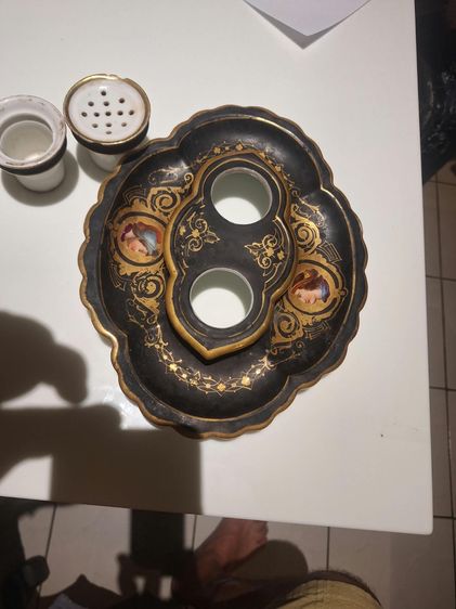 Antique Vintage French Porcelain Collectible รูปที่ 3