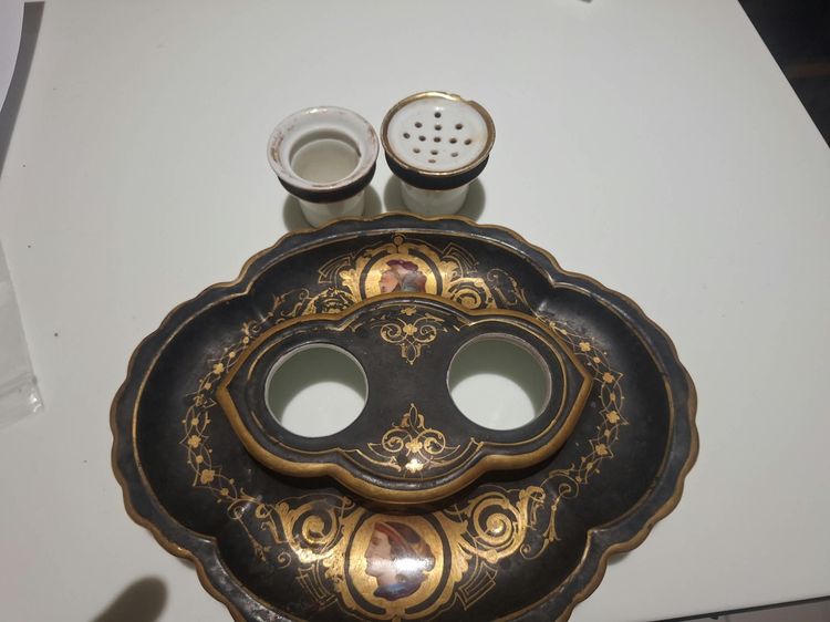 Antique Vintage French Porcelain Collectible รูปที่ 5