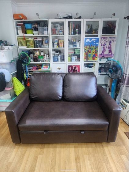 โซฟาเบด FURDINI YORK สีน้ำตาลเข้ม 🤎 จาก Homepro สภาพใหม่