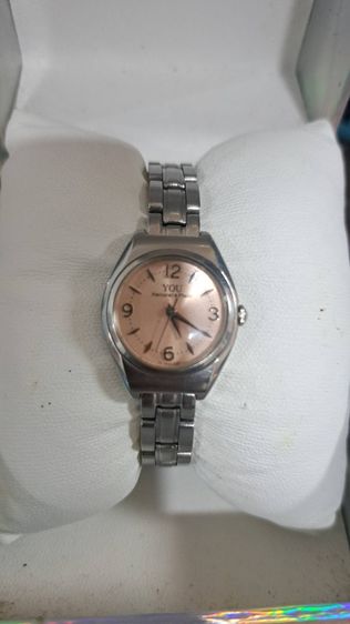 ORIENT YOU Natural Plain หน้าปัดชมพู Vintage รหัส UB2YQ0 CS