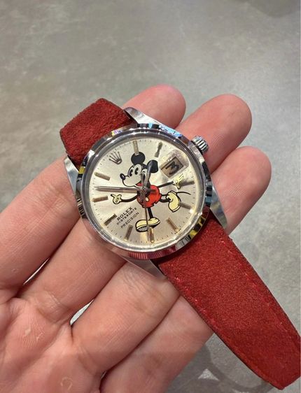 แดง Rolex Mickey Mouse Original