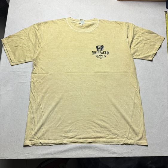 เสื้อยืด Crazy Shirts x Shipfaced Brewing Co ผ้าฝอก ใหม่มาก Size XL รูปที่ 8