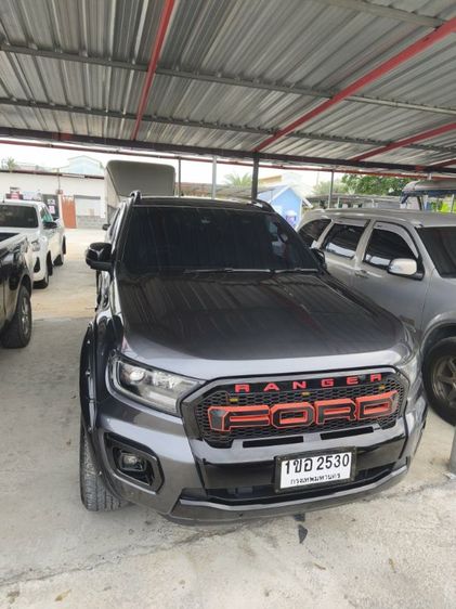 รถ Ford Ranger 2.0 Hi-Rider Wildtrak สี เทา