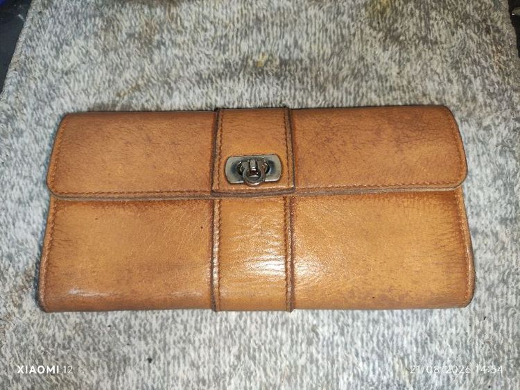 กระเป๋าสตางค์หนังแท้ Handmade เป็นงานช่างหนังตัดเย็บมือสไตล์วินเทจทำจากหนังแท้ (Real Leather)