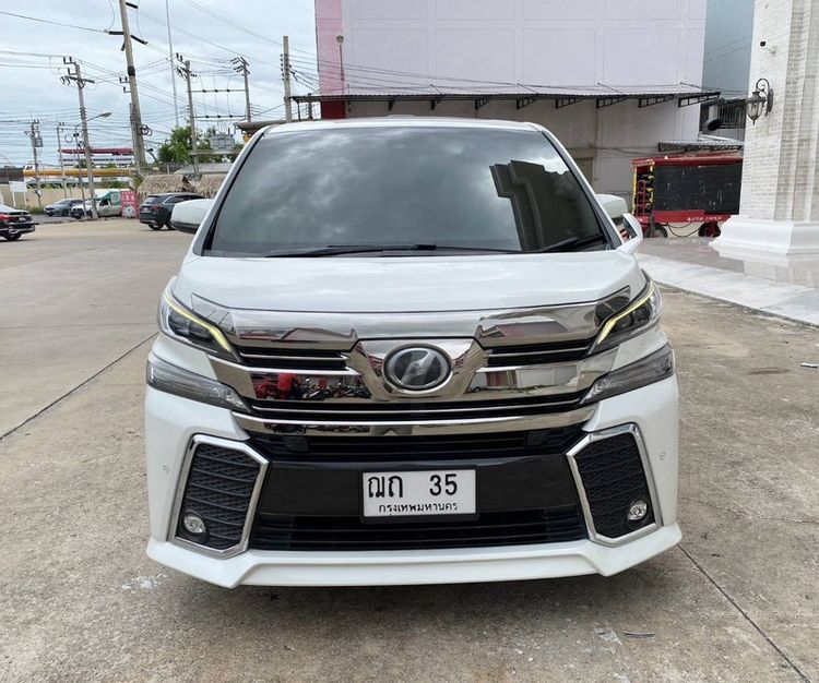 Toyota Vellfire 2017 2.5 Z G Edition Van เบนซิน ไม่ติดแก๊ส เกียร์อัตโนมัติ ขาว รูปที่ 2