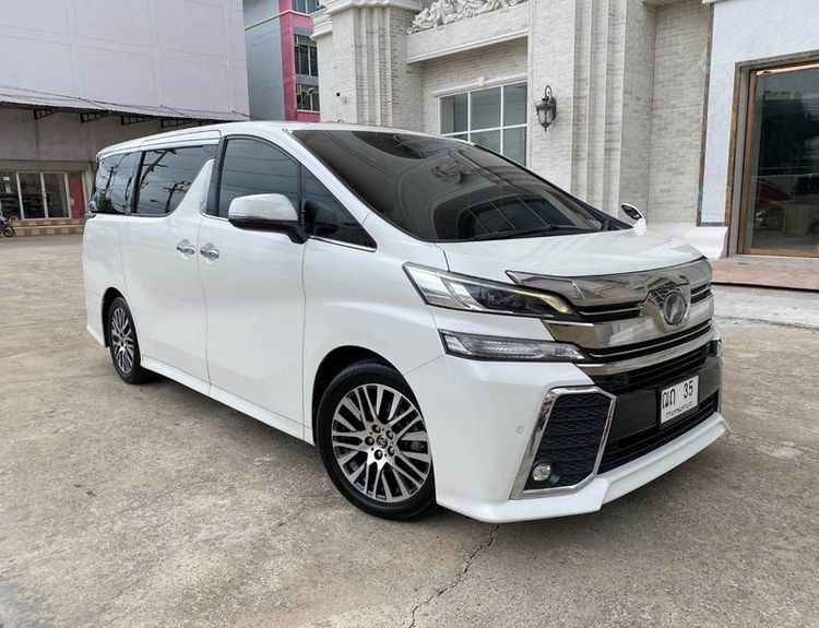 Toyota Vellfire 2017 2.5 Z G Edition Van เบนซิน ไม่ติดแก๊ส เกียร์อัตโนมัติ ขาว